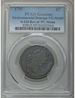1797 Draped Bust Large Cent  pcgs Vg  S-124  Rarity 5     fast Free Shipping   