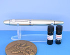 Silver Jinhao Elite X159 Wide Body Steel Fountain Pen  Medium Nib   Diamine Ink