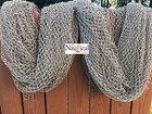 15 Ft X 15 Ft Heavy Knotted Large Fishing Net  Authentic Commercial Fish Netting