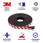 Magnetic Tape  15 Feet Magnet Tape Roll  1 2   Wide X 15 Ft 15 X 1 2  