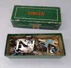 Vintage Singer Sewing Machine Accessories Presser Foot Box Lot