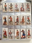 354 Vintage Military Cigarette Cards Player Carreras Churchman Uniforms Lot