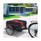 Aosom Bicycle Cargo Trailer  Two-wheel Bike Luggage Wagon Trailer With Remova   
