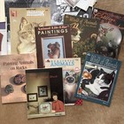 Vintage Horse   Animal Painting Lot 17pc Tole Patterns Books Breyer Viking Folk