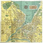Vintage C1940   s Tourist Guide And Map Of Geneva By The Swiss Bank Corp 