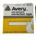 Vintage Avery   Office Essentials Typing Correction Tape Assorted Sizes 3 Boxes