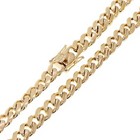 Men s 14k Yellow Gold Solid Miami Cuban Link Necklace 22  8mm 91 6 Grams