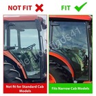 Rh Right Side Door Glass For Kubota Tractor M4n-071 M5n-091 M5n-111 M7040 M8540