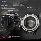 2in1 Function Angel Eye Fog Lights For Ford 08-14 Focus  11-15 Explorer  13-1   