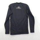 Oneill Rash Guard Shirt Mens Small Black Long Sleeve Upf 50  Surf Swim