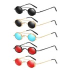 Retro Small Round Sunglasses Fr Men Women Vintage John Lennon Style Metal Frame 