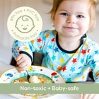 6-pack Toddler Utensils With Silicone Handle Kids Sensory  Dishwasher Safe