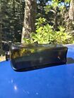 1790s Open Pontil Blackglass Case Gin Bottle   antique Handblown Liquor Bottle 