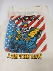 Anthrax I Am The Law Official Vintage 80s T-shirt   1989 Tour Backstage Pass