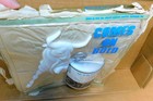 Rare 1966 Schlitz Malt Liquor Beer 3-d White Bull   Flying Pull Tab Can Sign Nos