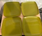 Vintage 1970s Byrd s Tranquil Ware 12 Piece Set Avacado Green Plastic Dishes