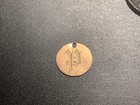 Tiny And Beautifully Engraved - Love Token - P - Approx 9 5 Millimeters -  g7