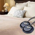Holmes Velvet Plush Electric Heated Blanket Queen Size Sand 84 X 90 Lcd Display