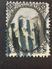 Scott   73 Blue Bar Grid Cancel 2024 Scott Catalogue Value   85 00