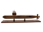 Uss Los Angeles Ssn-688i Improved La Class Navy Submarine Sub Wood Wooden Model