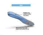 Superfeet Blue Insoles  Professional-grade High Arch Orthotic Insert Usa