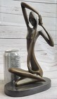 Signed Original Milo Nude Female Abstract Mid Century Bronze Sculpture Statue Nr