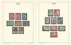 Iceland Stamp Collection On 11 Universal Hingless Album Pages  1938-53  Jfz