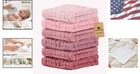 Baby Washcloths 6 Packs  Muslin Washcloths Baby cotton Burp Cloths  Extra Abs   