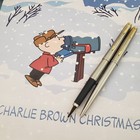 1980 s Parker 180 Fountain Pen   Ball Pen Stainless Steel Body Gold Fill Nib F m