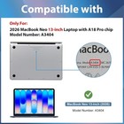 2 Pack Tempered Glass Screen Protector For Apple 2026 Macbook Neo 13-inch Laptop