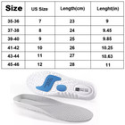 Pair Orthotic Shoe Insoles Soft Arch Support Pain Relief Sports Shock Absorption