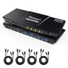 Tesmart Usb 3 0 Hdmi Kvm Switch 1 Monitor 4 Computers 4k 60hz  b06010890 