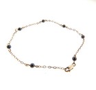 Sterling Silver Anklet Ankle Bracelet 4mm 10 In