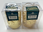 Royal Copenhagen Golden Christmas Tea Light Holders Set Of 2