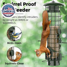 Squirrel Proof Bird Feeder metal Mesh Bird Feeders For Outdoors Hanging gravity