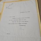 Bing Crosby Original Vtg 1956 Autograph Typed Fan Letter Ink Signed W  Envelope