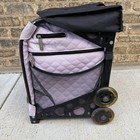 Zuca Sport Rolling Bag And Frame Light Pink Bag And Frame Skating Bag