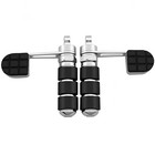 Custom Iso Pegs Footpegs Stirrups Harley Softail Sportster Dyna Anti Chrome