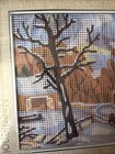 Collection D Art Printed Needlepoint Tapestry Kits With Floss  Needle 20x25 Cm
