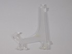 Easel Picture Photo Holder Display Stand Plastic Clear Decorative Tabletop 7 75 