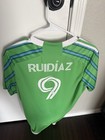 Adidas Seattle Sounders Fc Raul Ruidiaz  9 Green Soccer Jersey Men s L Mls