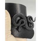 Black Snake Buckle Waist Belt Gothic Western Statement Belt 38 5 