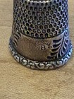 Sterling Silver Vintage Grape Vine Thimble Size 8