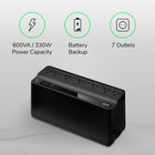 Apc Ups Battery Backup And Surge Protector  600va 300 Watts Backup Battery Po   