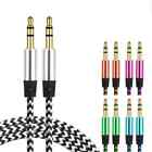 2pcs Aux Cable 3 5mm Jack Male To Male Stereo Audio Cord For Pc Ipod Car Iphone