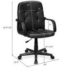 Ergonomic Mid-back Executive Office Chair Swivel Computer Desk Task Chair New