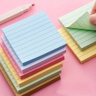 Sticky Notes 3x3 Sticky Notes With Lines Self-stick Notes Bright Color 4 Pads