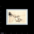 Old Vintage Photo Men Women Chicago Oak Street Beach Foster Lake Michigan