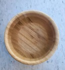 Avanchy Baby Bamboo Wood Bowl Suction Cup Bottom Green Toddler  Non Slip