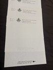 Letterhead 5 Sheets Of Air Force 1960s Vintage Stationery Unused Lot